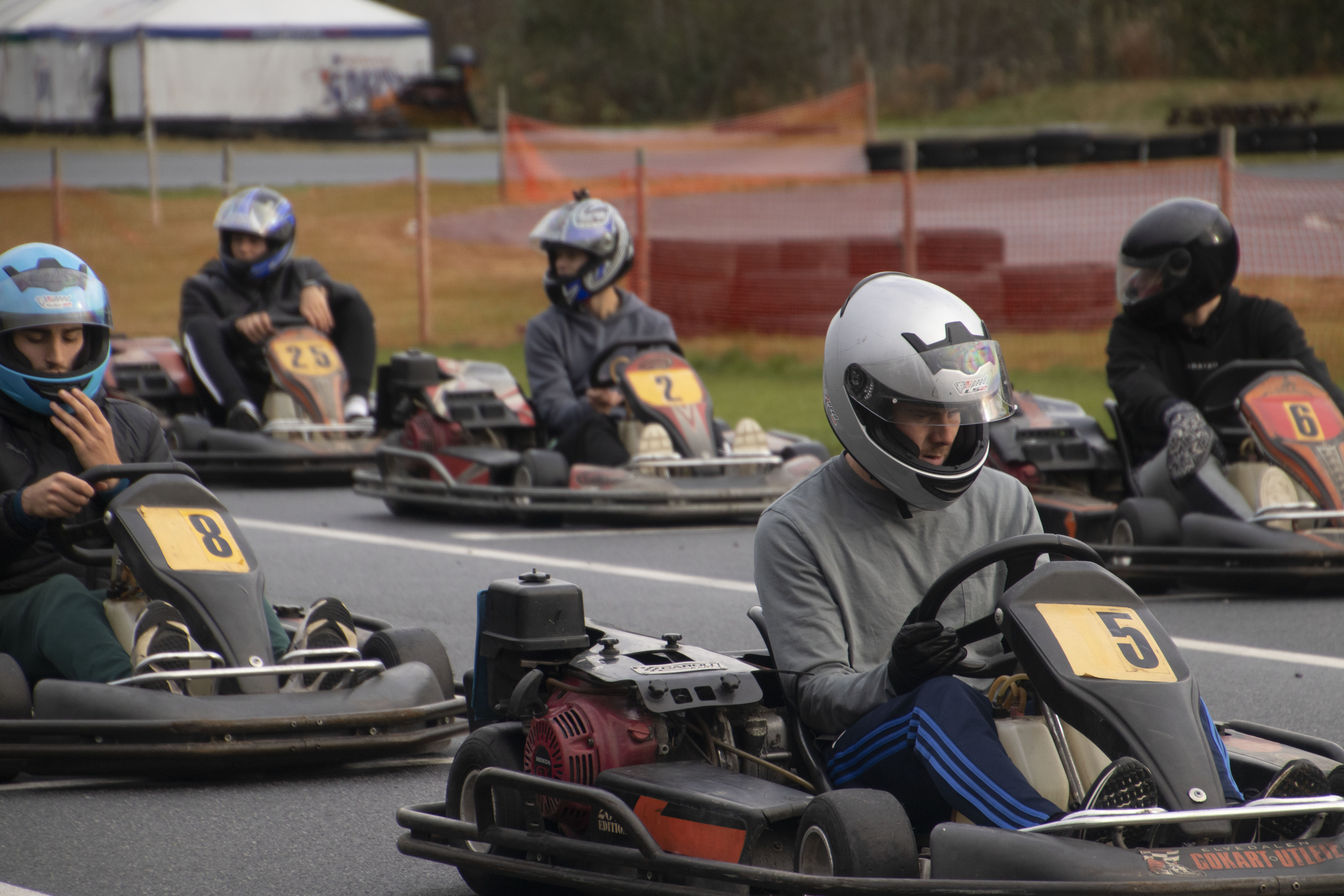 God stemning på Go-kart: Se hvem som stakk med seieren